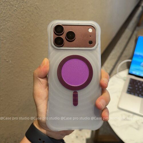 透明磁吸 iPhone18promax手机壳波漾适用苹果18pro全包防摔保护套17 pro max新款硅胶+pc