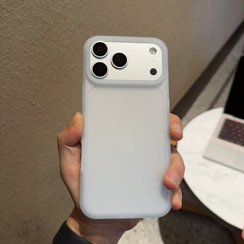液态硅胶 iPhone18promax手机壳全包适用苹果18pro磨砂保护套17 pro max新款男女16pro半透明白色