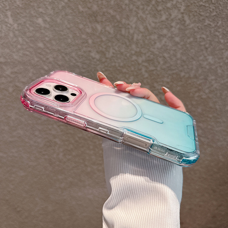 加厚 渐变色iPhone16p手机保护套/壳