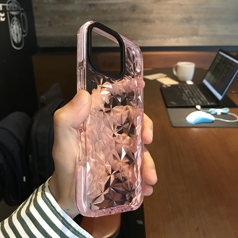 钻石纹 软iPhone16pr手机保护套/壳