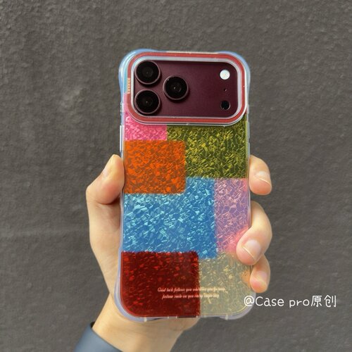 四角防摔 iPhone18pro max手机壳硅胶套适用苹果18pro全包撞色保护壳17promax新款潮女