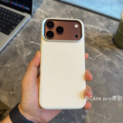 金属镜头圈 白色iPhone18 pro max手机壳磁吸18pro磁吸保护套适用苹果17pro/16磨砂防摔15/14男女情侣