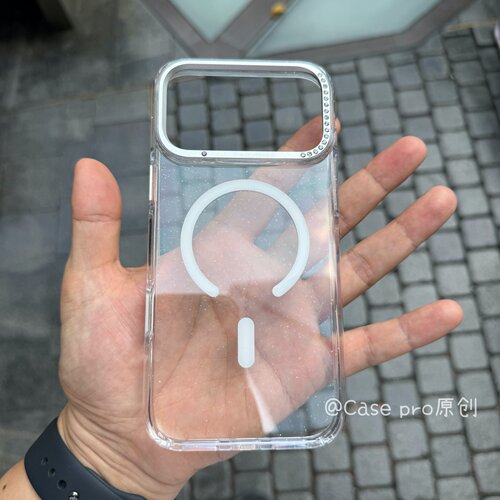 闪钻镜头 iPhone18promax手机壳磁吸适用苹果18pro闪粉硬壳保护套17 pro max全包女款
