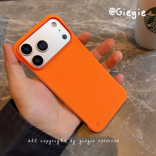 无边框 iPhone17 pro max手机壳超薄磨砂适用苹果air保护套16pro新款15pro/14plus塑料男女13/12散热防指纹