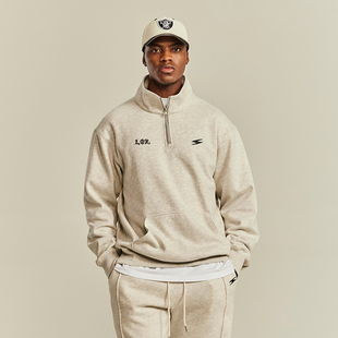 SOCKKEY lok联名 针织春款卫衣卫裤套装纯色美式运动健身跑步锻炼