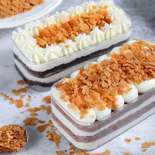 进口黄油薄片饼干脆片蛋糕甜品西点冰淇淋装饰碎片2.5kg包邮