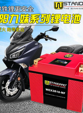 w锂电池12三阳150adv摩托车九妹Z300锂蓄电瓶哈士奇150x飞度5巡弋
