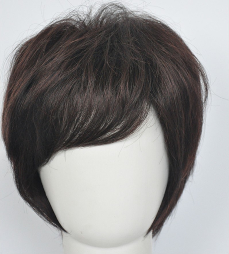 Perruque JUHANGWIGS     cheveux raides Court - Ref 2614007 Image 5