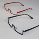 纯欲红色半框眼镜架2025新款 饰y2k高级御姐动漫无镜片镜框 眼睛装