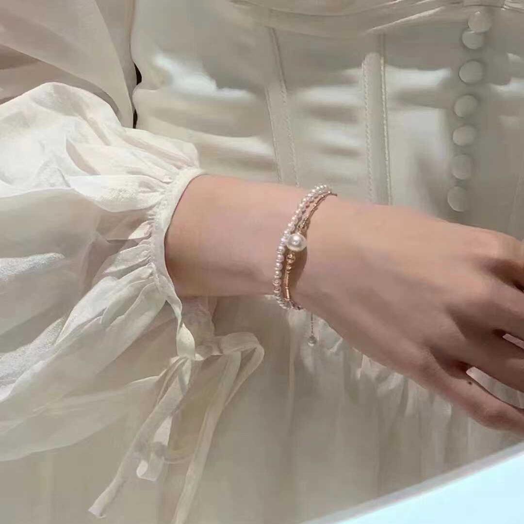 18K金日系手链8-8.5MM