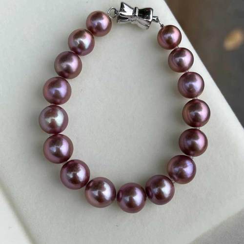 大紫珠手链8.5-9.5mm正圆极强光