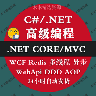 C#编程 ASP.NET CORE MVC  视频教程 EF WebApi异步多线程 Docker