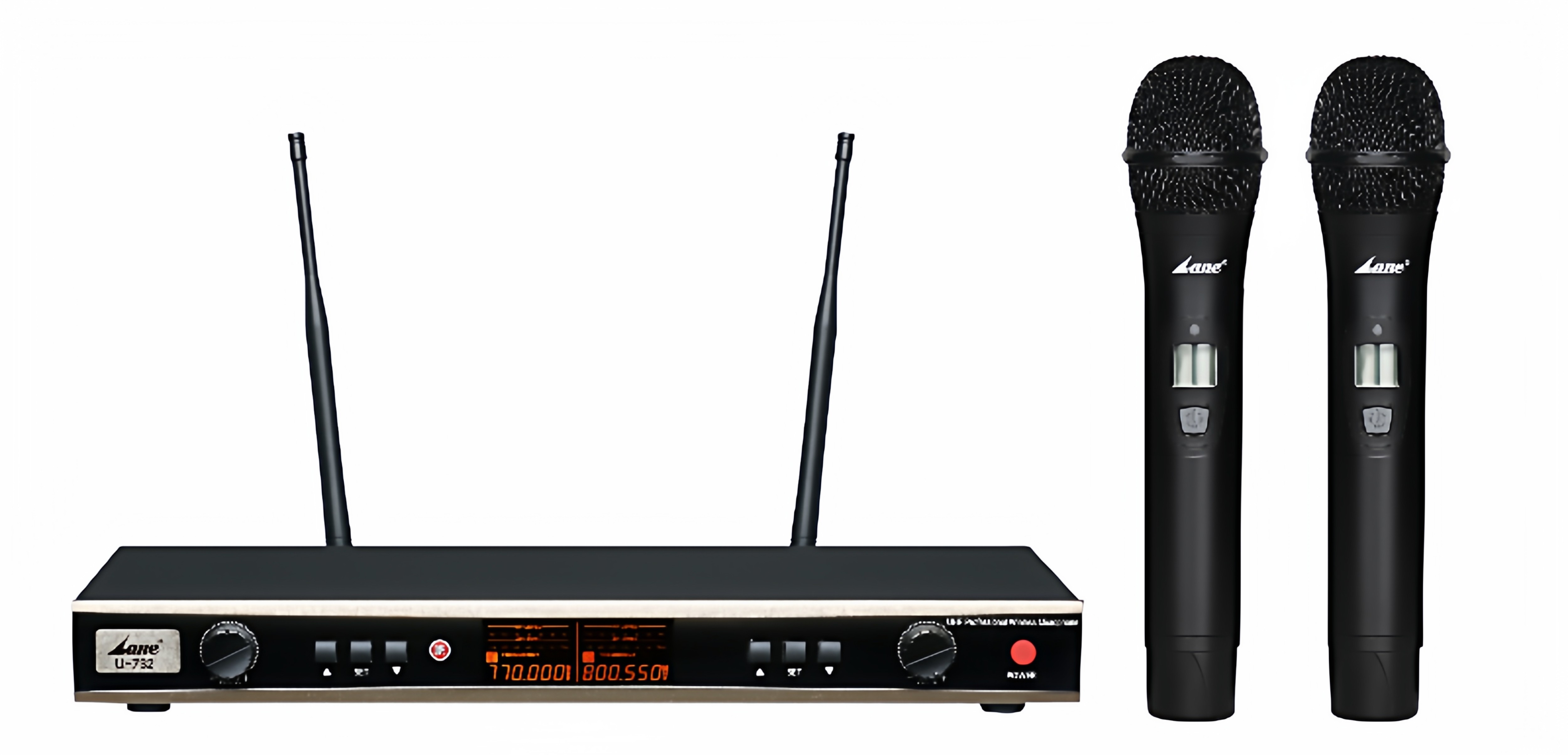 一拖二家庭家用KTV卡拉OK无线话筒单位会议咪教学舞台表演麦克风