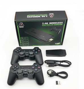 腾异跨境M8迷你清2.4g无线双手柄电视游戏机U街机摇杆PSX NEO