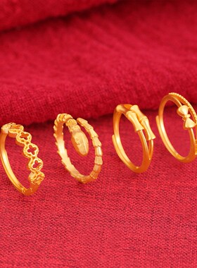女士小清新可调节戒指新品