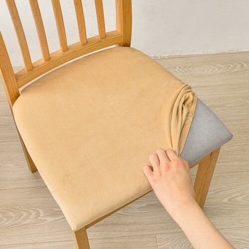 超柔银狐绒椅面套手感很好