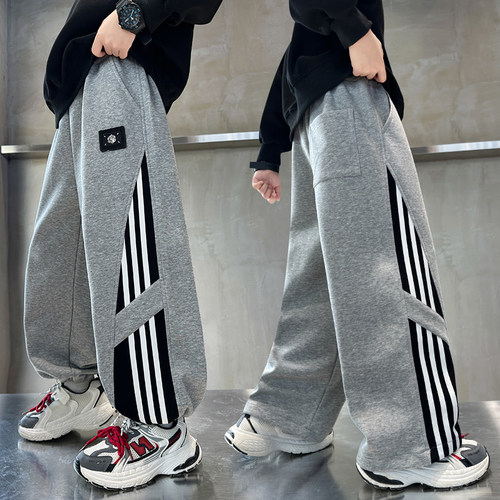 男童裤子春秋款中大童休闲长裤