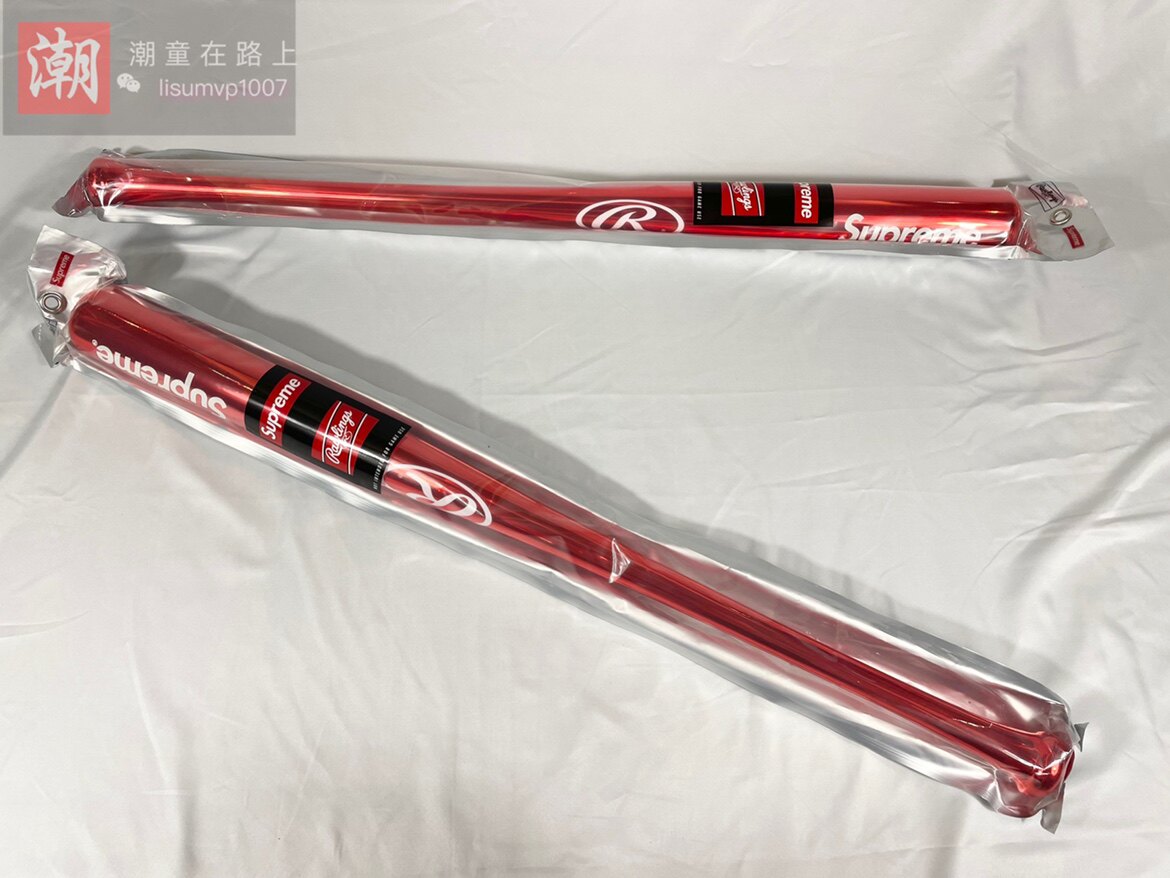 Supreme 21ss Rawlings Chrome baseball bat联名棒球棍