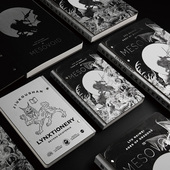 吕乃伟×九口山 16开B6空白速写绘画本 MESOVOID离中虚系列