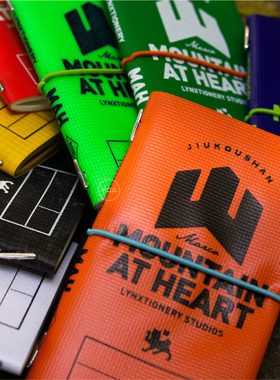 九口山 MAH 迷你7山野系列 旅行户外笔记本 随身空白记事本