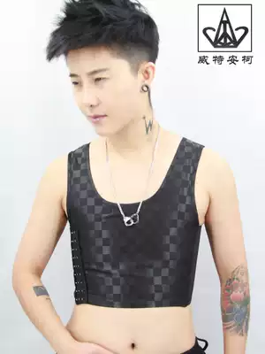 Brackets short without bandage wrap chest reinforcement underwear women's T plastic breast burst small cotton super flat corset