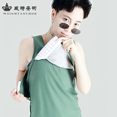 束胸塑胸超平长款 外穿无绷带内衣女学生大胸显小运动缩胸纯棉背心