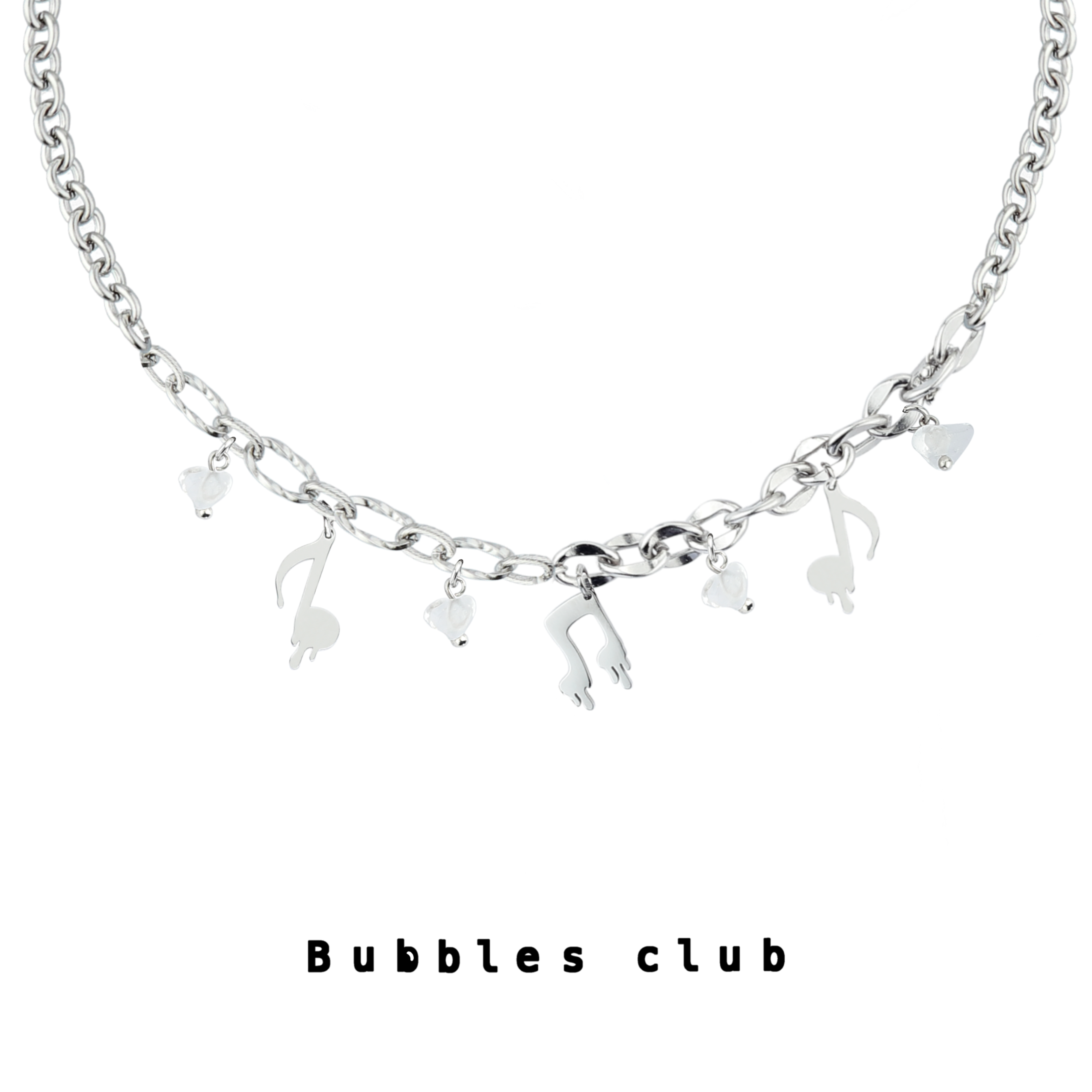 BubblesClub钛钢钛钢o字链情侣