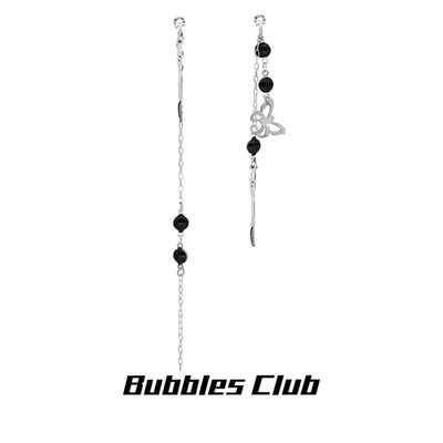 BubblesClub钛钢新中式琴竹耳饰