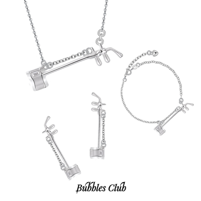 原创二胡系列项链手链耳环