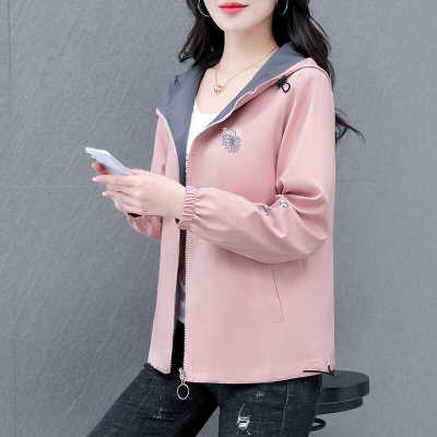 中年妈妈二八月秋季百搭夹克时尚