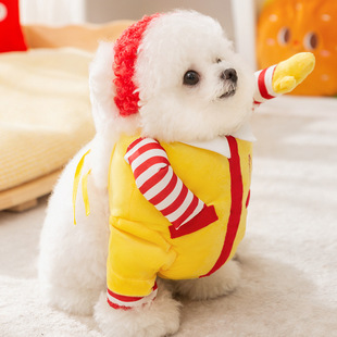 小狗狗衣服秋冬季搞怪两脚变身装小型犬比熊泰迪幼犬幼猫宠物服饰
