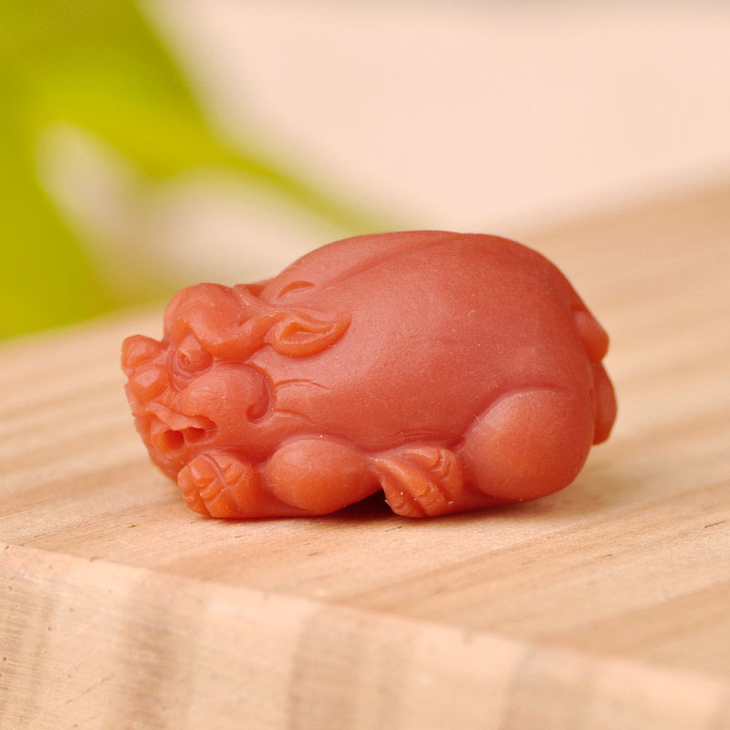 露西奇保山南红吊坠男女保山南红玛瑙貔貅吊坠可镶嵌戒指饰品礼物