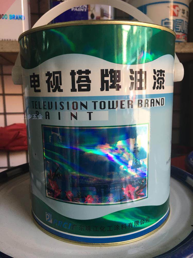 电视塔牌油漆 脂胶磁漆 防锈漆 金属磁漆 室外护栏铁门古铜色