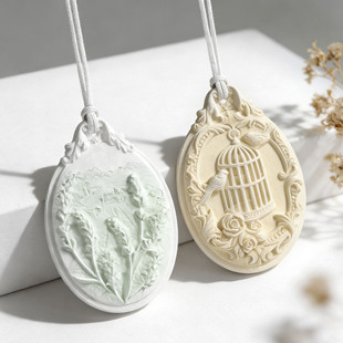 吹号角天使香薰石膏滴胶挂牌模具 翻糖蛋糕装饰肥皂硅胶烘焙工具