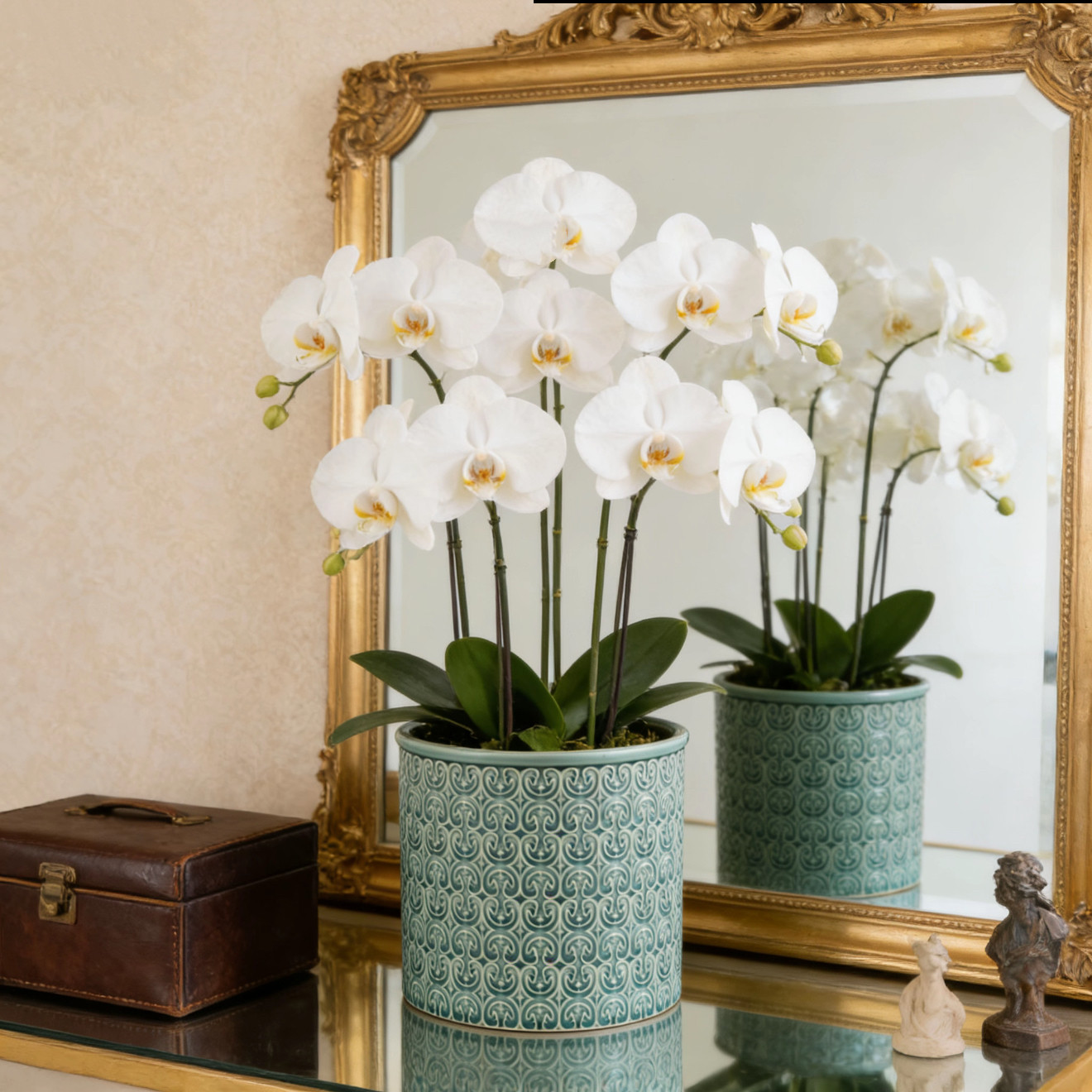 MimiHome出口手工宝藏浮雕冰裂陶瓷轻奢复古孤品ins多肉特大花盆,鲜花速递/花卉仿真/绿植园艺,花盆,淘宝优惠券,粉丝福利购,淘宝优惠卷