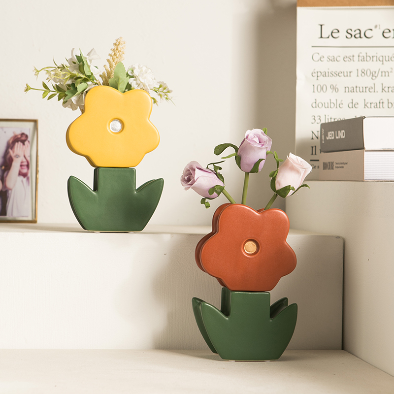 小清新陶瓷装饰品小花瓶小花瓶