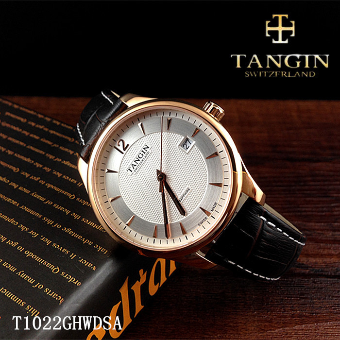 tangin瑞士情侣日历石英表