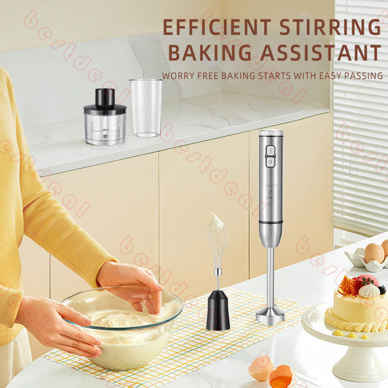 5-in-1 Hand Blender with Multi-Speed Control & Mixer - Taobao product photo 2