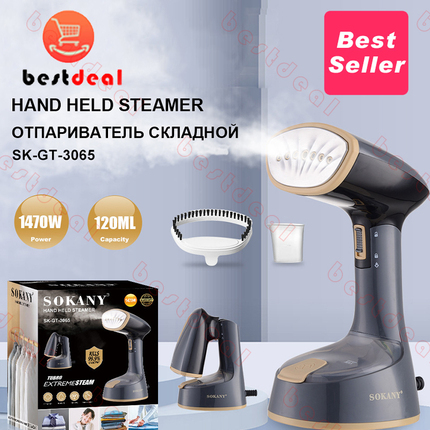 1500W Portable Handheld Garment Steamer Iron Clothes Hanging Steamer