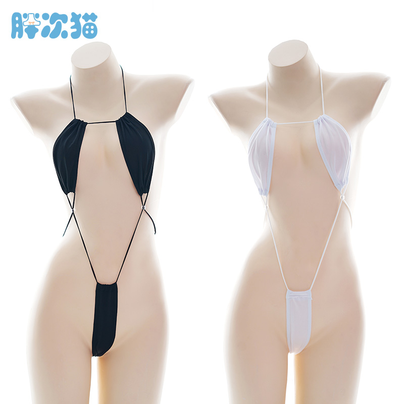 系带连体比基尼日系睡衣
