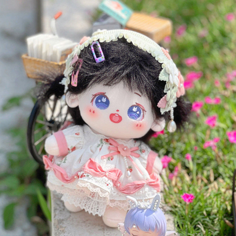 可爱现货雪妮棉花娃娃明星公仔骨架款长发炸毛人形玩偶女生礼物