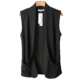 马甲外套男士 开衫 黑色坎肩背心春秋青年韩版 无袖 外搭 修身 潮流薄款