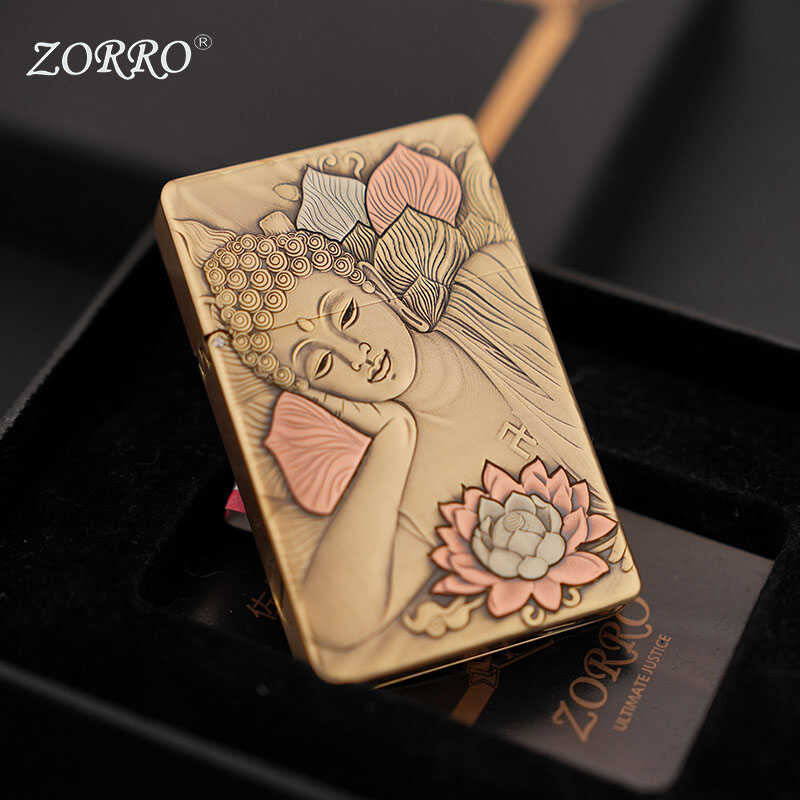 浮雕镶嵌小重甲一体打火机佐罗