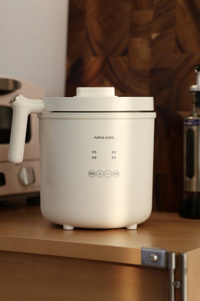APIXINTL安本素迷你小饭煲1.6升容量智能触控24小时预约操作简便
