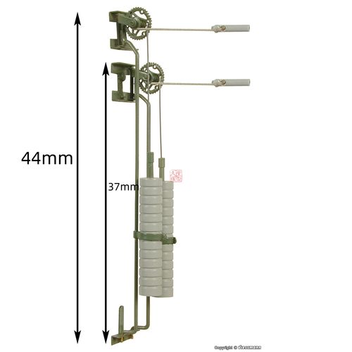 久安铁道1:160N比例模型VIESSMANN 4373 接触网张紧系统