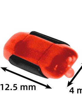 Herpa 1:87 扩展配件 054195 DBS4000轿车黄色警示灯 12条 12mm长