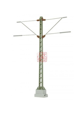 久安铁道 1:87 模型场景 VIESSMANN 4112 接触网标准支柱 双悬臂