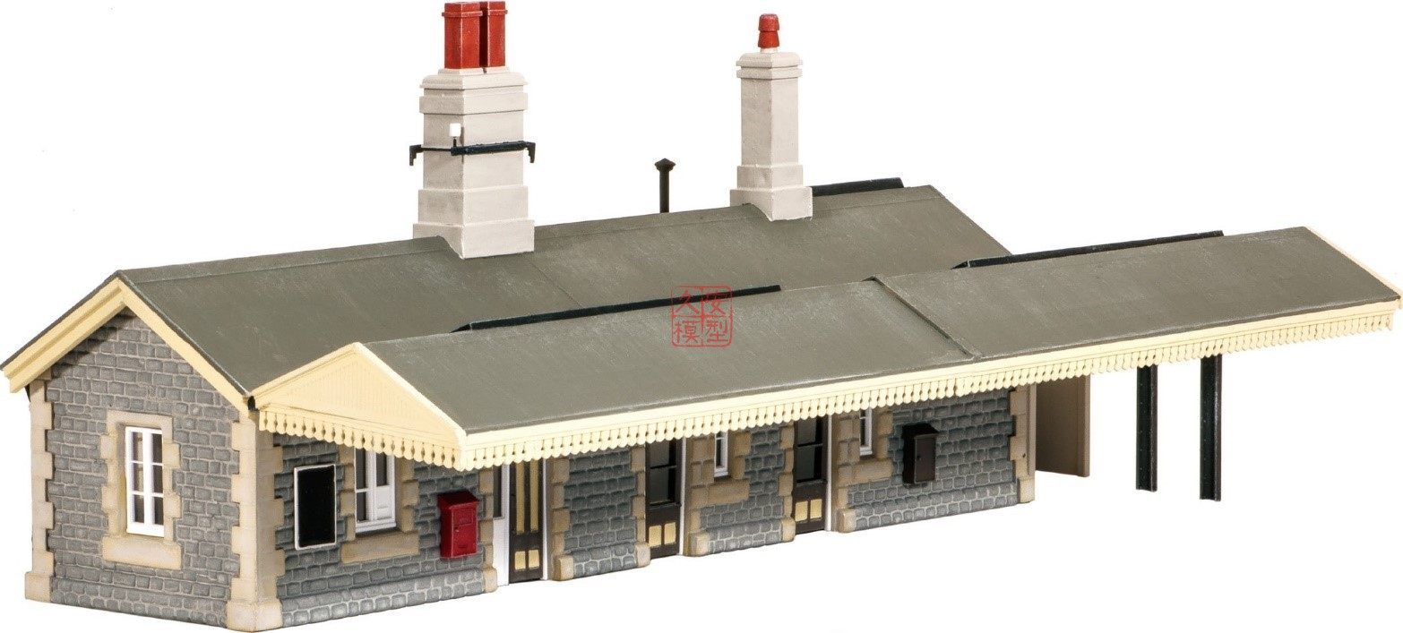久安铁道peco沙盘场景建筑模型ratio oo/ho 504石材样式的gwr车站