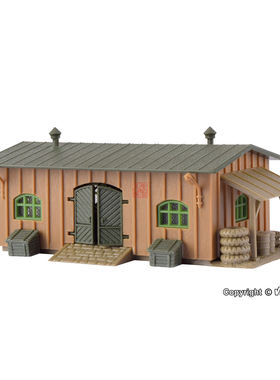 久安铁道沙盘建筑模型1:160N比例VOLLMER 47560 小型车库/储藏室