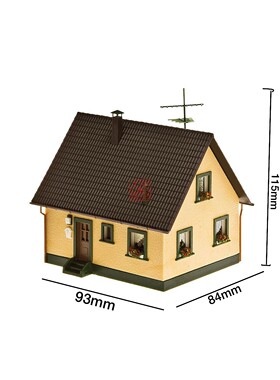 久安铁道沙盘建筑模型1:87HO FALLER 130223 农村住宅
